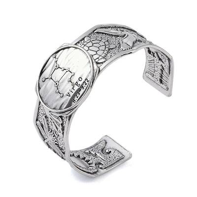 Constellation Alloy Open Cuff Bangles for Women Men