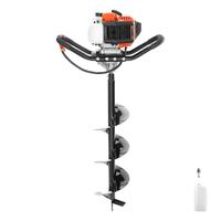 VEVOR Post Hole Digger, 43cc 1250W Auger Post Hole digger, Gas Powered Earth Digger with 8\