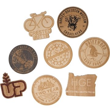59 Promotional Wood Stickers: 3