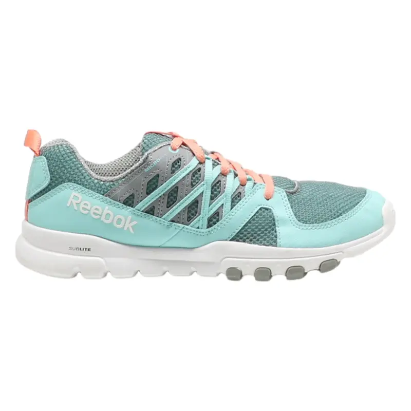 REEBOK Sneaker Trainers Green Synthetic Womens UK 5