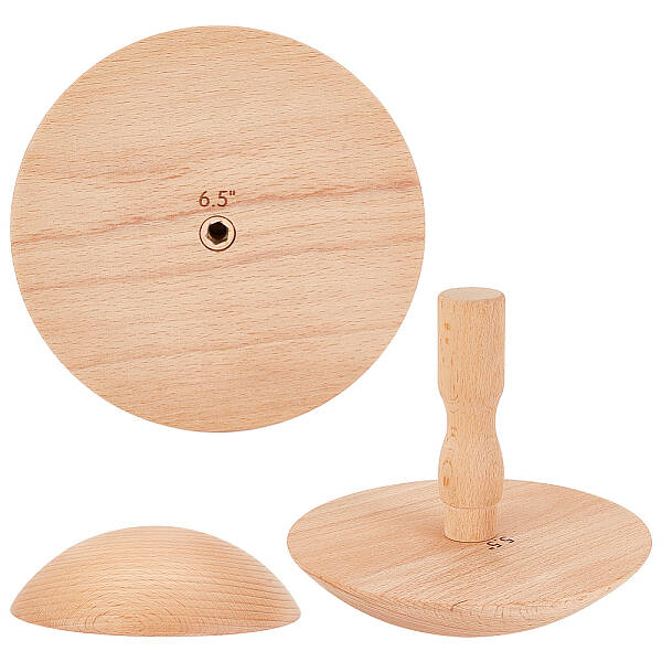 Wood Mushroom Anvil Set