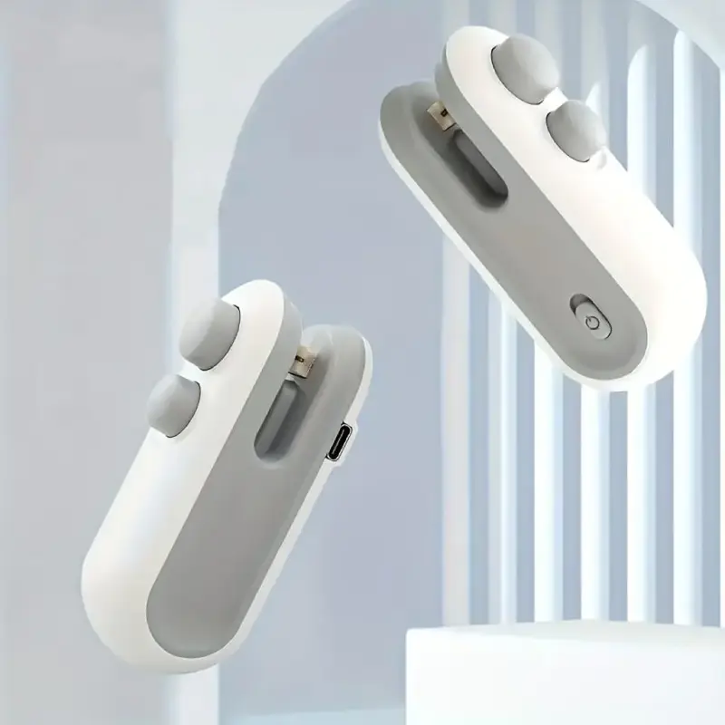 2 in 1 Mini Sealing & Cutting Machine, 1 Count Portable USB Rechargeable Snack Sealing Machine, Household Bag Sealing Machine...