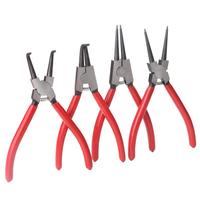 Circlip Pliers Set, 4 Counts Internal/External Circlip Pliers, Multipurpose Pliers for Remover Retaining Straight Bent Lock, ...
