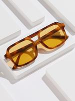 Square Frame Sunglasses for Men & Women, Trendy Casual Sunglasses for Everyday Use, Modern Fashion Accessories for Outdoor A...