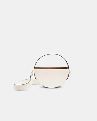?? The ONE Corn Leather Bag | Color: Black x Oat