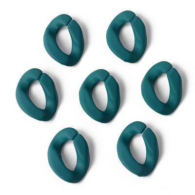 Rubberized Style Acrylic Linking Rings