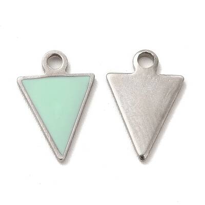 304 Stainless Steel Enamel Pendants