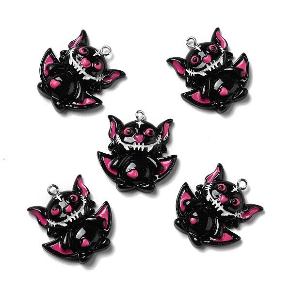 Halloween Opaque Resin Pendants