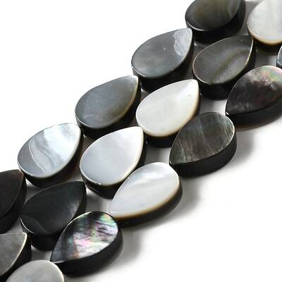 Natural Black Lip Shell Beads Strands