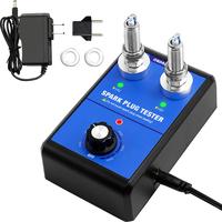 Spark Plug Tester ST100 Dual Holes Automotive Engine Ignition Coil Tester 0-6000RPM Adjustable Frequency for 12V Gasoline Veh...