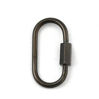 Ion Plating(IP) 304 Stainless Steel Screw Carabiner Lock Charms