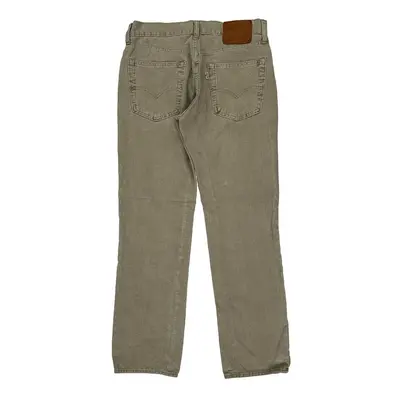 White Tab Levis Cord Trousers - 30? Waist Beige Cotton