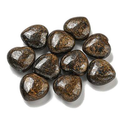 Natural Bronzite Beads