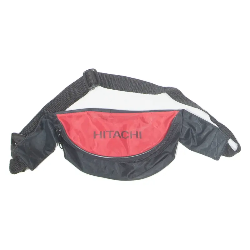 HITACHI Womens Bum Bag Red 90s