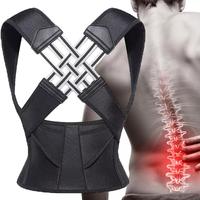 Correction Belt Open Shoulder Anti-Humpback Corrector for Adult Men and Women - Black, Black Back Posture Correction Waist Tr...