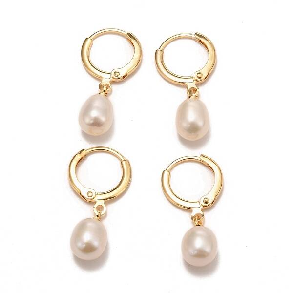 Brass Hoop Earrings