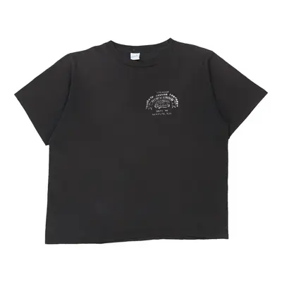 Single Stitch 1980s 7's at 7000 Feet.  Santa Fe.  Alore Graphic T-Shirt - 2XL Black Cotton