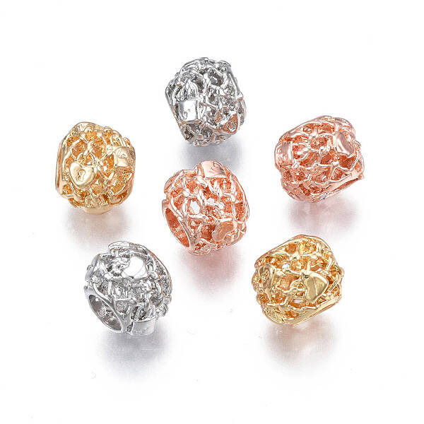 Rack Plating Alloy European Beads