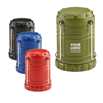 100 Promotional Small Collapsible Lantern - COB Light & Portable