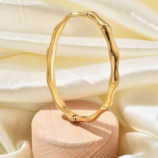 304 Stainless Steel Hinged Bangles for Women