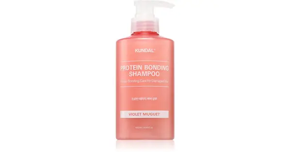 KUNDAL Protein Bonding Care nourishing shampoo for damaged and dry hair with Violet Muguet fragrance 500 ml