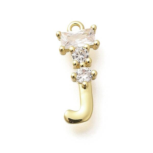 Brass Micro Pave Cubic Zirconia Pendants