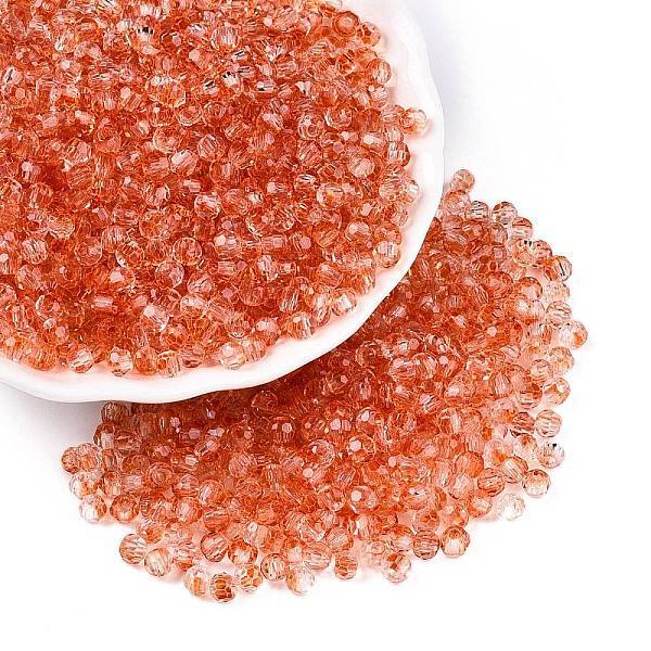 Baking Paint Electroplate Transparent Glass Seed Beads