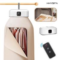 Electric Portable Clothes Dryer, Mini Laundry Dryers withRemote Control, Small Compact Foldable Electric Drying Machine with ...