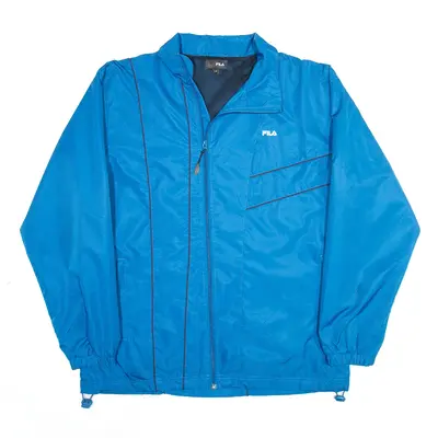 FILA Sport Blue Shell Jacket Mens L