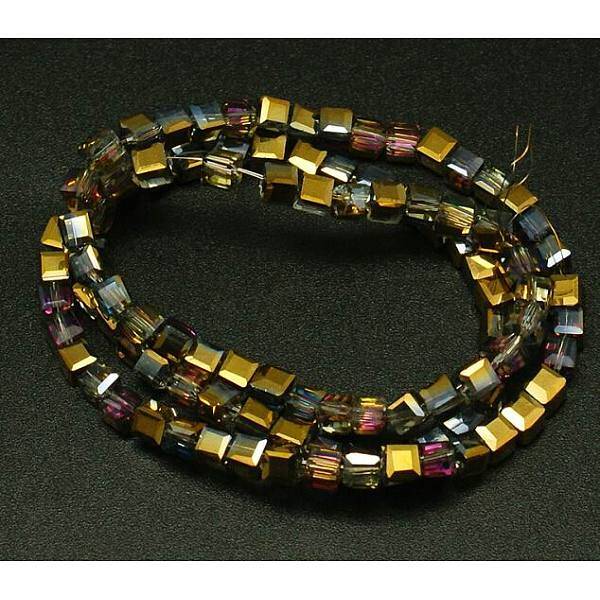 Electroplate Glass Beads Strands