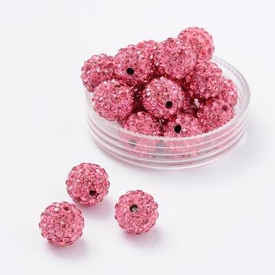 Pave Disco Ball Beads