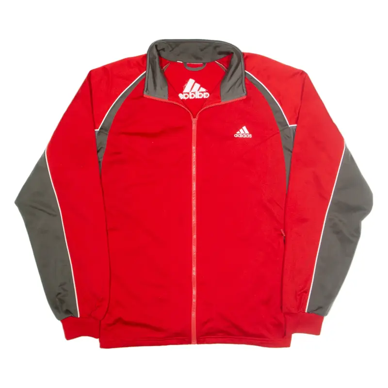 ADIDAS Track Jacket Red Mens XL