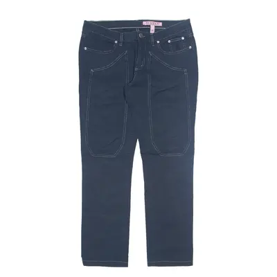 JECKERSON Trousers Blue Regular Tapered Womens W30 L28