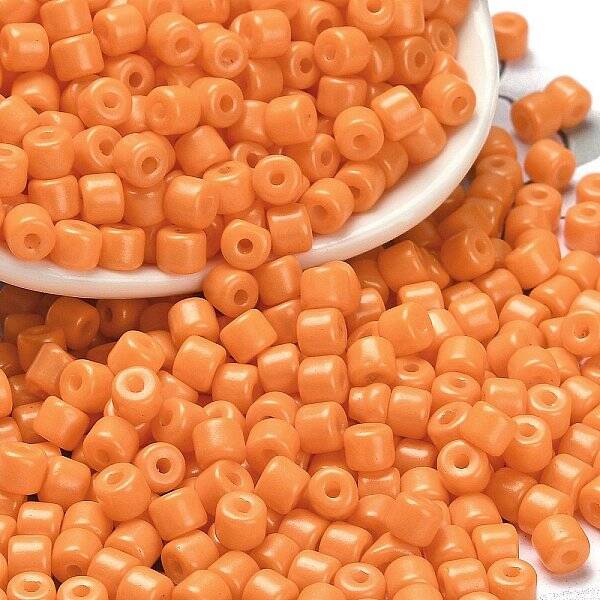 Baking Paint Pearlized Glass Seed Beads