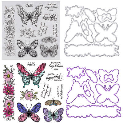 1Pc PVC Plastic Clear Stamps