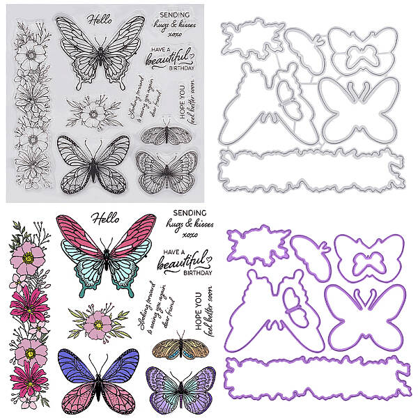 1Pc PVC Plastic Clear Stamps