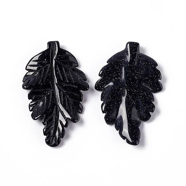 Synthetic Blue Goldstone Pendants