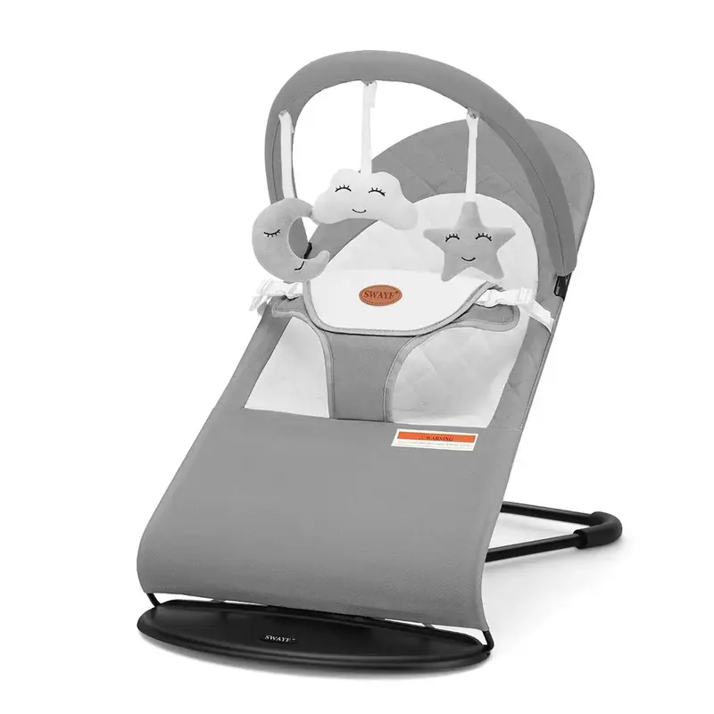 Baby Bouncer,Portable Baby Bouncer Seat for Newborn 0-18 Months,3 Modes of use with Rocker and Stationary Options,Infant Rock...