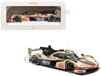 Porsche 963 #38 Jenson Button - Phil Hanson - Oliver Rasmussen Hertz Team Jota Lone Star Le Mans (2024) 1/18 Diecast Mode...