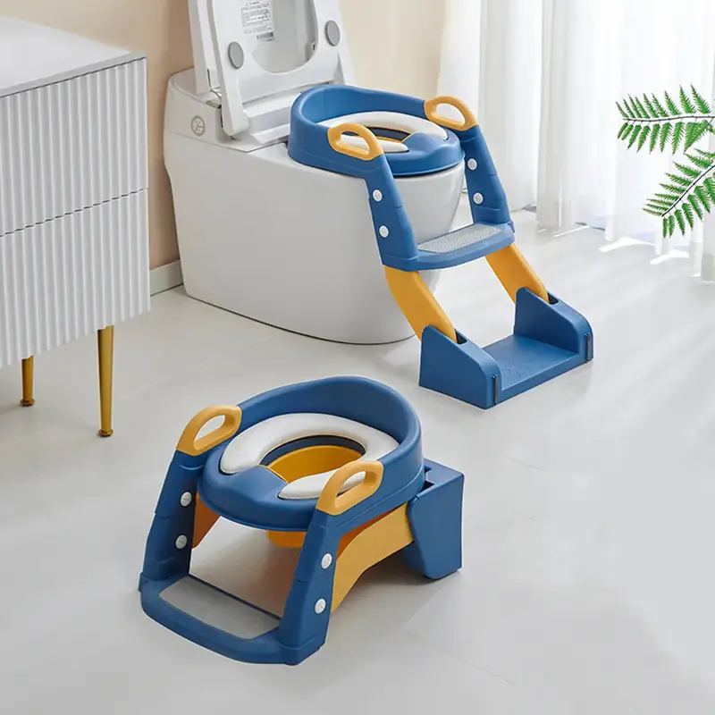 Cochildor Baby Potty Training Seat upgraded Infant Potty Training with Toilet  Folding tosave space with 2 Step Ladder for To...