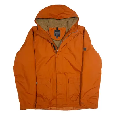 REGATTA Mens Rain Jacket Orange Hooded 3XL