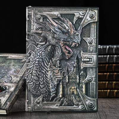 3D Embossed PU Leather Notebook