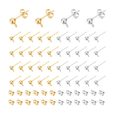 304 Stainless Steel Stud Earring Findings