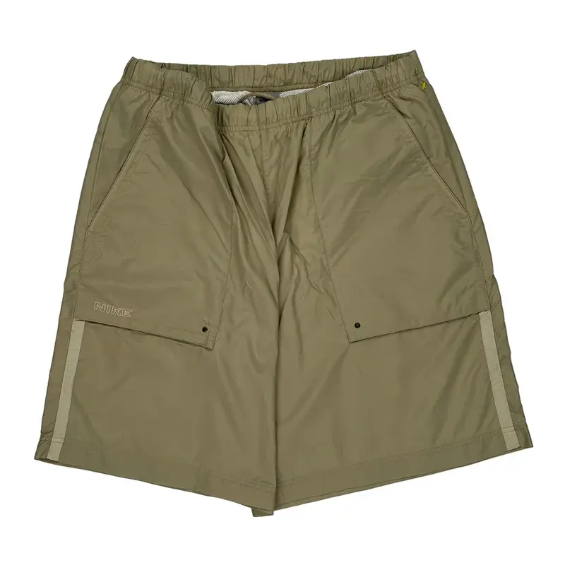 Nike Sport Shorts - Large Khaki Nylon