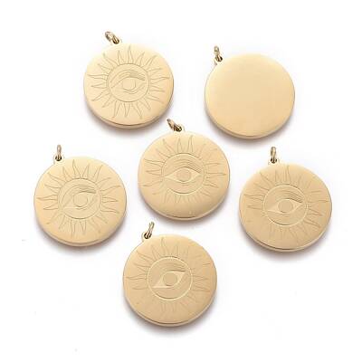 Ion Plating(IP) 304 Stainless Steel Pendants