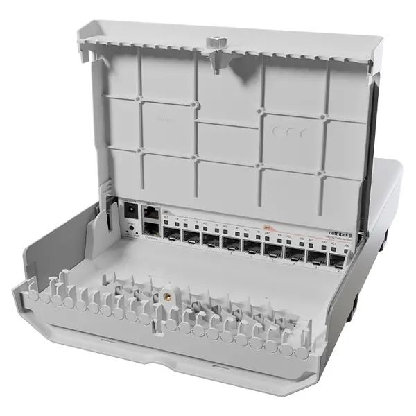 CRS310-1G-5S-4S+OUT Mikrotik netFiber 9 4x 10G SFP+ with 5x SFP Ports Outdoor Gigabit Ethernet Switch