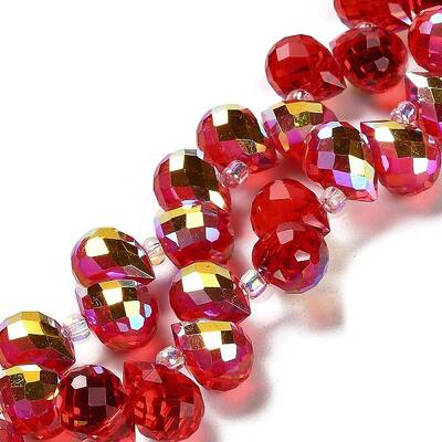 Electroplate Glass Beads Strands