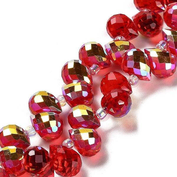 Electroplate Glass Beads Strands