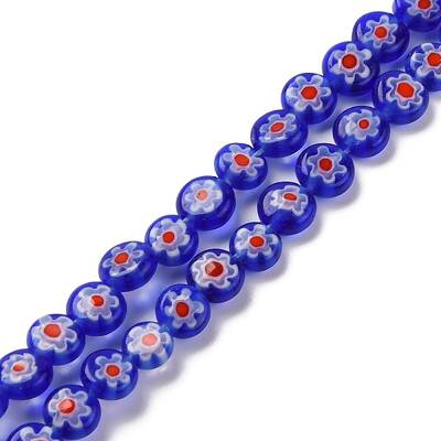 Handmade Millefiori Lampwork Beads Strands