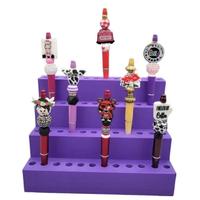 Stair Step Pen Display - 4 tier and 5 Tier - customizable 3D printed